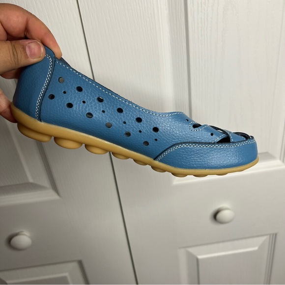 Woobling Womens Loafers Round Toe nonslip Flat Boat Shoes Nonslip Moccasins 40 - Picture 13 of 14